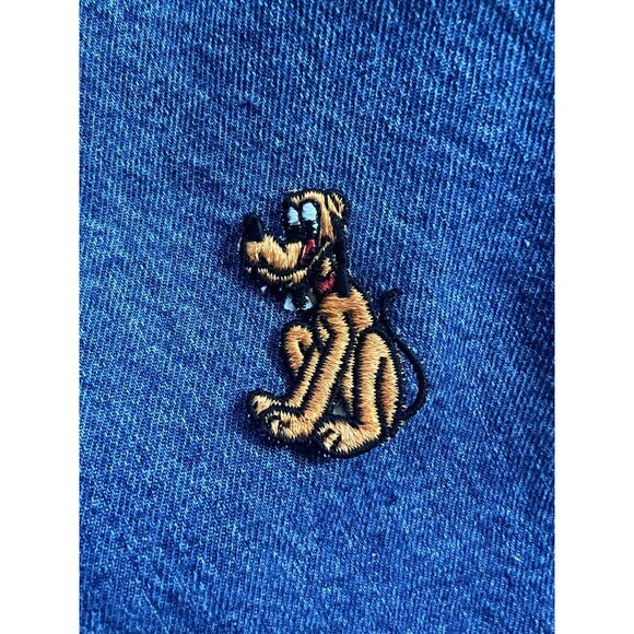 Vintage 1970s Walt Disney Pluto Sew-On Patch Streamline Embroidered Applique USA - Picture 1 of 3